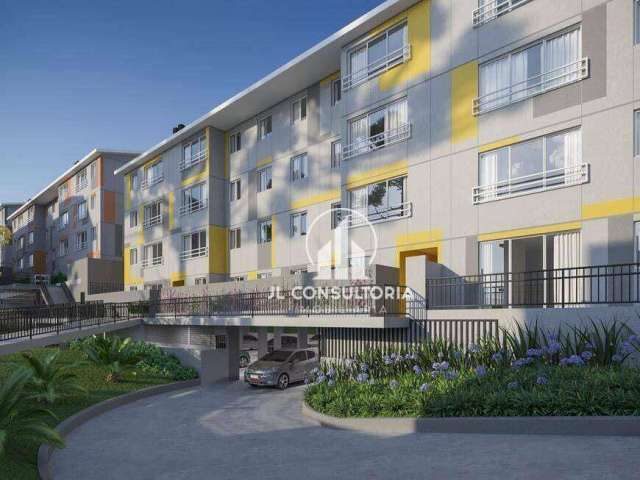 Apartamento com 2 dormitórios à venda, 45 m² por R$ 319.968,00 - Santa Cândida - Curitiba/PR