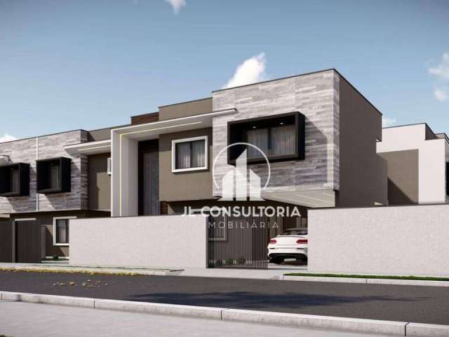 Sobrado com 3 dormitórios à venda, 135 m² por R$ 735.500 - Cruzeiro - São José dos Pinhais/PR