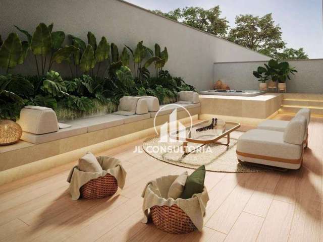 Apartamento Garden com 3 dormitórios à venda, 184 m² por R$ 2.461.100,00 - Água Verde - Curitiba/PR