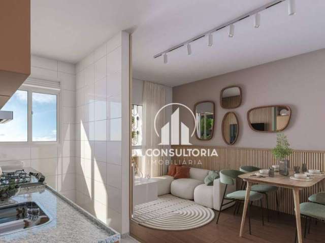 Apartamento com 2 dormitórios à venda, 36 m² por R$ 303.990,00 - Capão Raso - Curitiba/PR