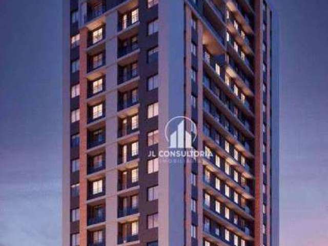 Apartamento com 1 dormitório à venda, 33 m² por R$ 370.132 - Centro - Curitiba/PR