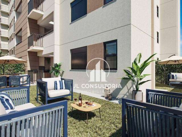 Apartamento com 1 dormitório à venda, 62 m² por R$ 414.990 - Lindóia - Curitiba/PR