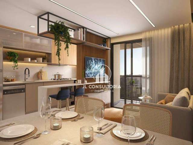 Apartamento Garden com 3 dormitórios à venda, 64 m² por R$ 646.808 - Hauer - Curitiba/PR