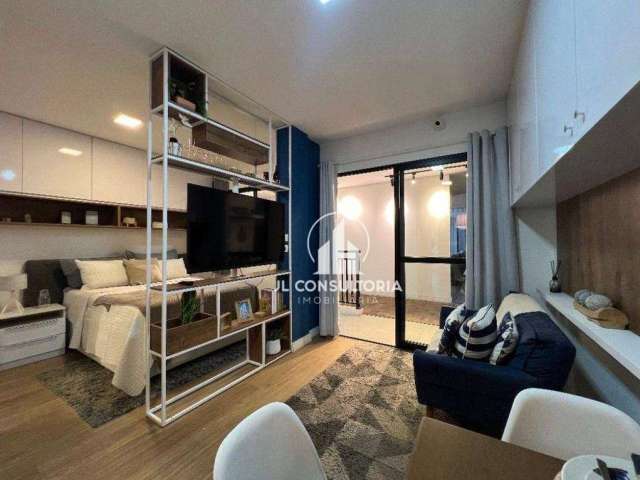 Apartamento Garden com 1 dormitório à venda, 41 m² por R$ 356.982,48 - Portão - Curitiba/PR