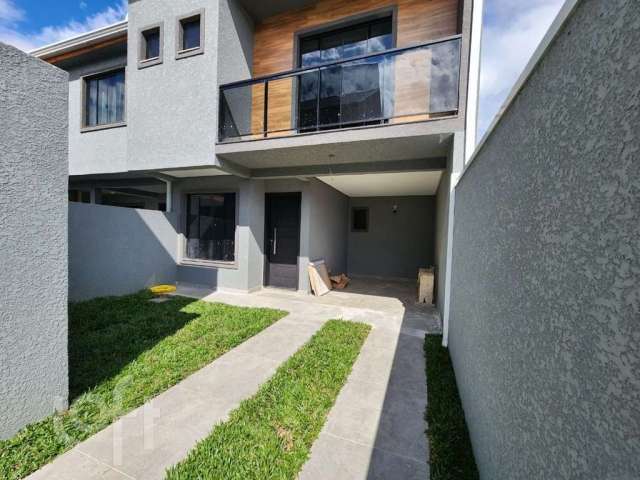 Casa em condomínio fechado com 3 quartos à venda na Avenida Frederico Lambertucci, 771, Fazendinha, Curitiba, 138 m2 por R$ 698.000