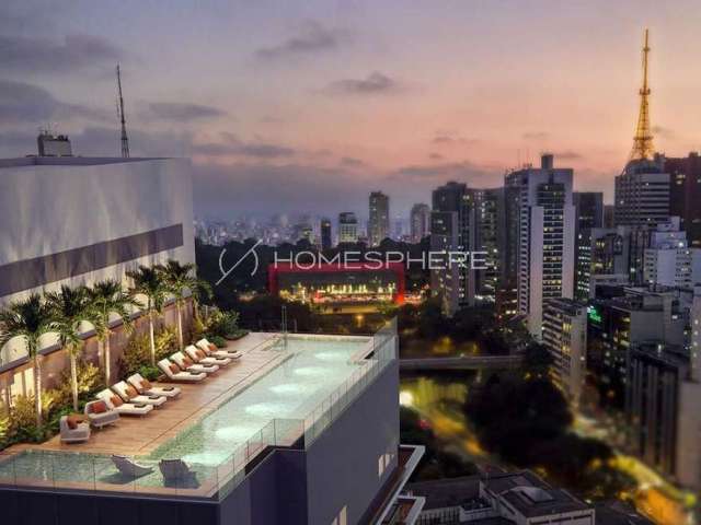 Mitre Haus Jardins Rua Itapeva, 342. Apartamento de Luxo à Venda no Haus Mitre Jardins, 132m², 3 suítes, 2 vagas e lazer no rooftoop. Entrega nov/24