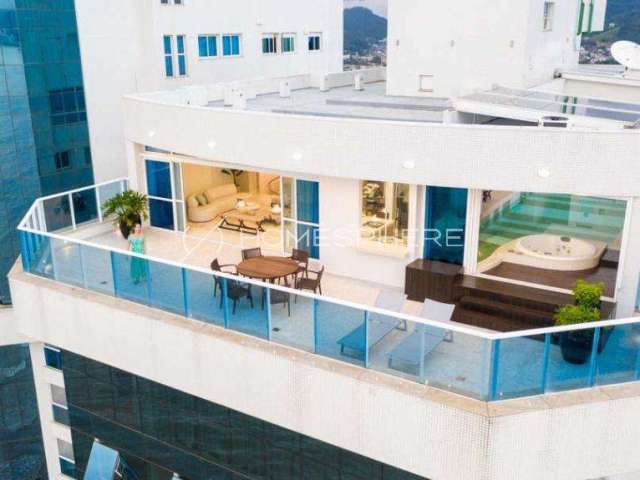 Residencial Costão da Barra Balneário Camboriú/SC. Cobertura de luxo à venda, frente mar, 740 m², 6 suítes, 10 vagas e lazer. Av Atlântica, 4664