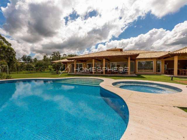 Casa à venda Terras de São José I. 926 m², 5 suítes, piscina, área gourmet, campo gramado e 8 vagas. Condomínio Terras de São José I – Itu