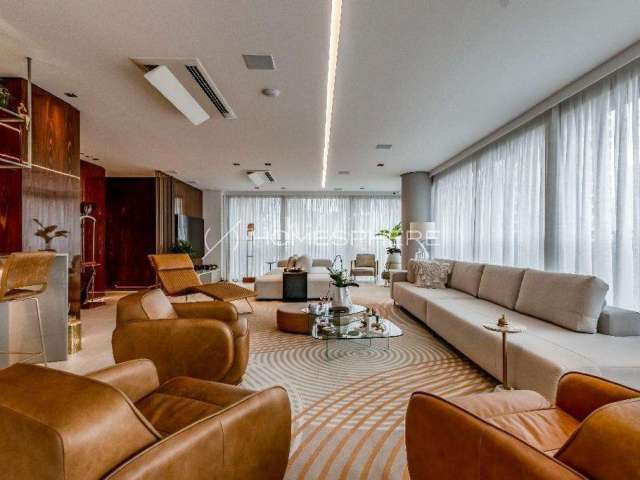 Condomínio Agia Faria Lima R. Chipre, 70. Apartamento à venda em Itaim Bibi, 3 quartos, sendo 3 suítes, mobiliado e decorado, 231 m², 4 vagas e lazer. Arquiplan Agia Faria Lima Rocontec