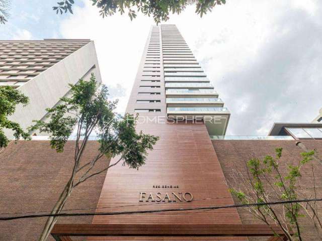 Fasano Itaim R. Pedroso Alvarenga, 706. Apartamento à venda Itaim Bibi, 4 quartos, sendo 4 suites 288m², novo no contrapiso, varanda gourmet, 4 vagas e lazer completo no Edifício Fasano Itaim