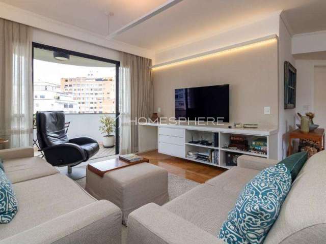 Maison D Argent Av. Higienópolis, 402. Apartamento à venda reformado, andar alto, vista livre, 142 m², 2 quartos, sendo 1 suíte, 2 vagas e lazer