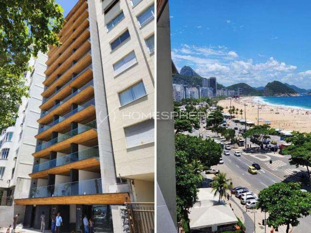 Atlântico Bait Copacabana Rio de Janeiro. Apartamento à venda em Copacabana, frente mar, 117 m², 2 quartos e lazer no rooftop