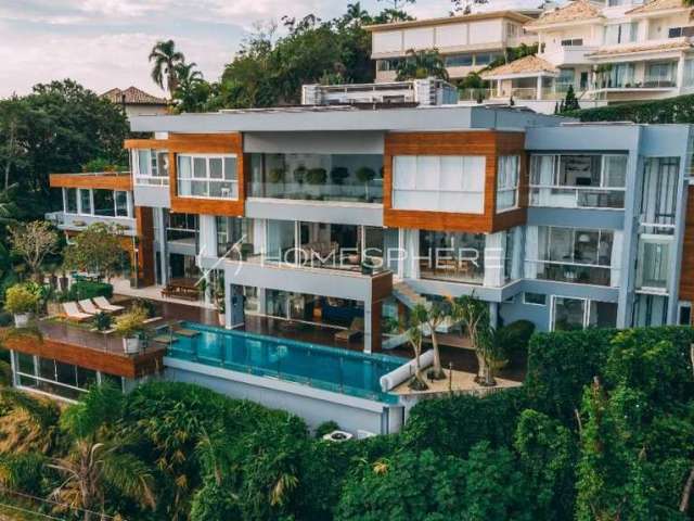 St Barth - Cacupé, Florianópolis - SC. Estrada Haroldo Soares Glavan. Casa de Condomínio à venda 1093m², 6 suítes e lazer. Vista mar, Clube náutico e Heliponto