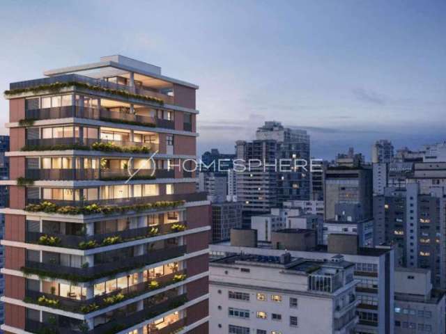 Condomínio Oscar 900 Apartamento Rua Oscar Freire, 900. Venda apartamento com 237 m², 3 suítes, 3 vagas e lazer na R. Oscar Freire com a R. Bela Cintra. RFM entrega dezembro de 2026.