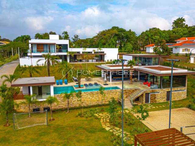 Village Sans Souci Valinhos. Casa de condomínio à venda Village Sans Souci, 1400 m², 5 quartos sendo 5 suítes, área gourmet, piscina com hidromassagem, beach tênis e campo gramado