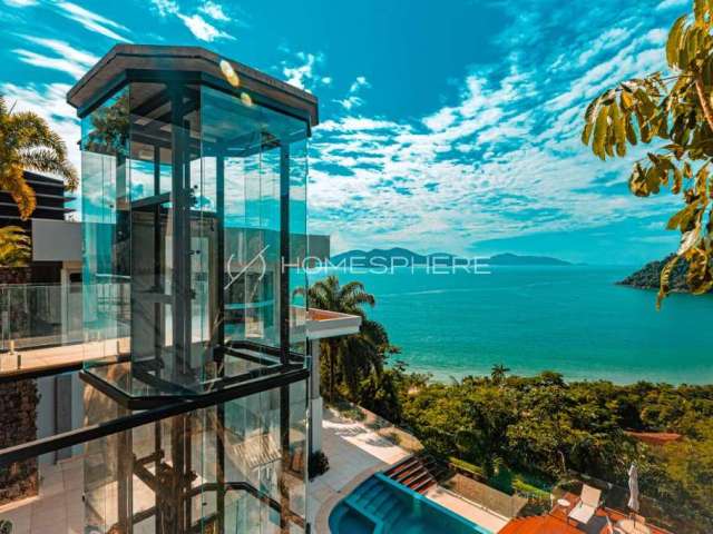 Imóveis à venda em Praia Vermelha do Sul, Ubatuba - SP. Casa de Condomínio à venda em Praia Vermelha do Sul, vista para o mar, 4 suítes, 1200 m², elevador, piscina, área gourmet e 12 vagas