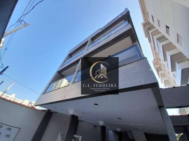 Sobrado Novo em condomínio com 2 dormitórios à venda, 95 m² por R$ 420.000 - Vila Guilhermina - Praia Grande/SP