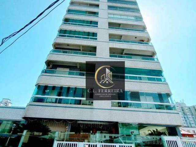 Apartamento com 3 dormitórios à venda, 100 m² por R$ 740.000,00 - Vila Guilhermina - Praia Grande/SP