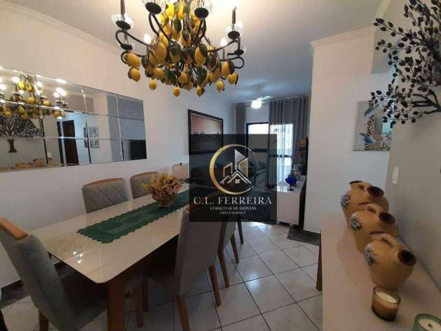 Apartamento com 2 dormitórios à venda, 63 m² por R$ 385.000,00 - Ocian - Praia Grande/SP