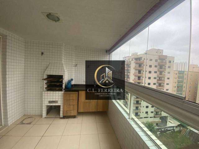 Apartamento com 2 dormitórios à venda, 87 m² por R$ 695.000,00 - Canto do Forte - Praia Grande/SP