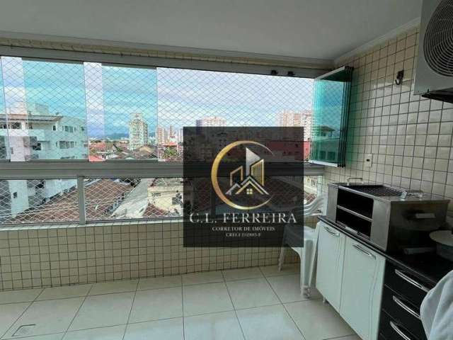 Apartamento com 2 dormitórios à venda, 76 m² por R$ 425.000,00 - Aviação - Praia Grande/SP