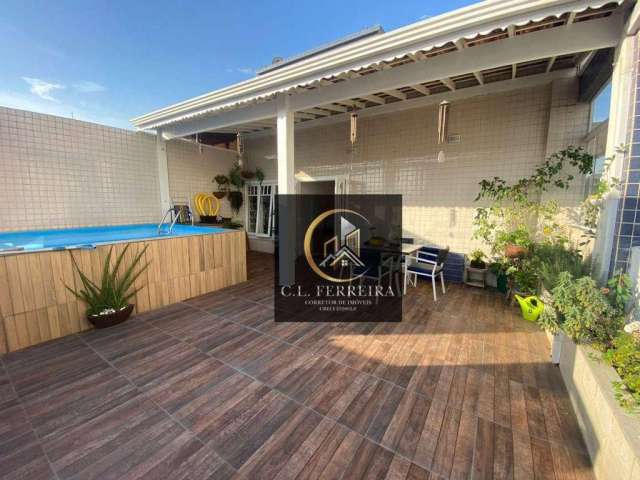 Cobertura com 3 dormitórios à venda, 280 m² por R$ 850.000,00 - Tupi - Praia Grande/SP