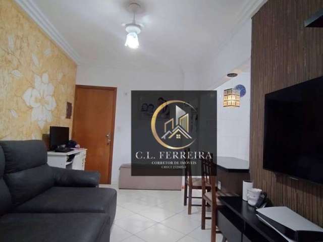 Apartamento com 2 dormitórios à venda, 60 m² por R$ 350.000,00 - Vila Guilhermina - Praia Grande/SP