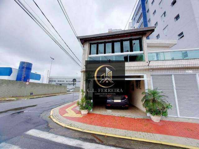 Sobrado com 2 dormitórios à venda, 90 m² por R$ 550.000,00 - Vila Guilhermina - Praia Grande/SP