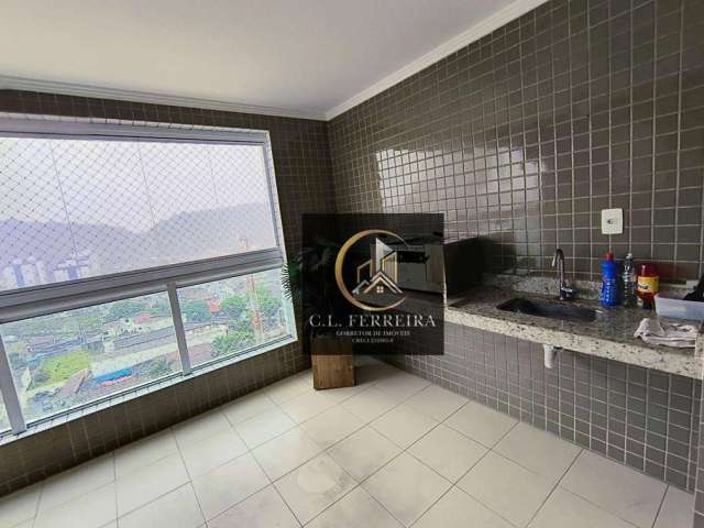 Apartamento com 2 dormitórios à venda, 77 m² por R$ 550.000,00 - Canto do Forte - Praia Grande/SP