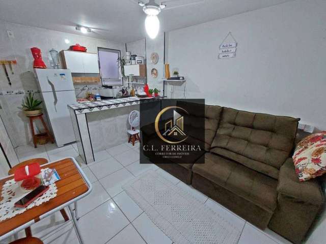 Kitnet com 1 dormitório à venda, 30 m² por R$ 190.000 - Aviação - Praia Grande/SP