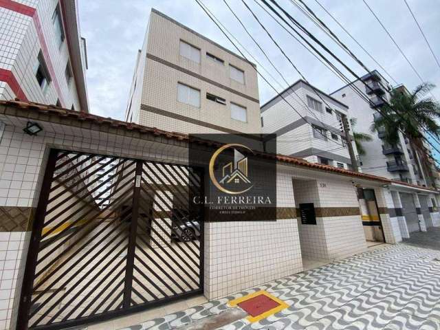 Apartamento com 2 dormitórios à venda, 54 m² por R$ 269.000,00 - Vila Guilhermina - Praia Grande/SP