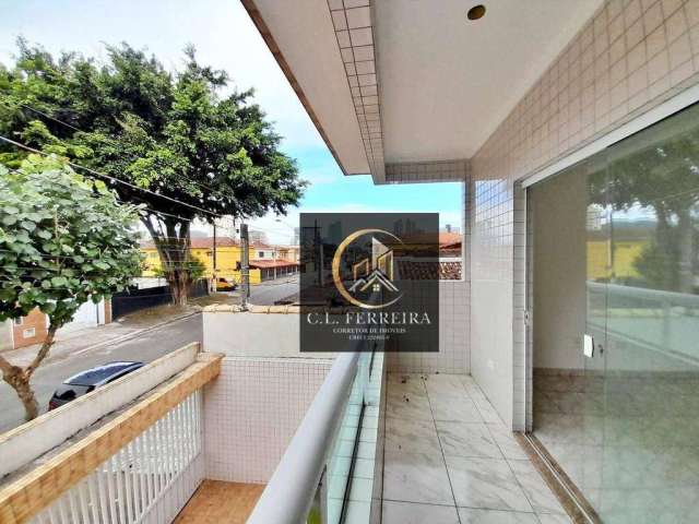 Casa com 2 dormitórios à venda por R$ 435.000,00 - Canto do Forte - Praia Grande/SP