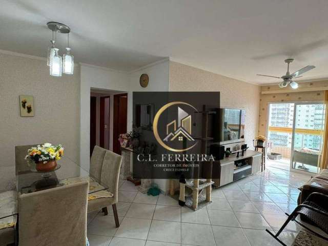 Apartamento com 3 dormitórios à venda, 114 m² por R$ 740.000,00 - Vila Assunção - Praia Grande/SP