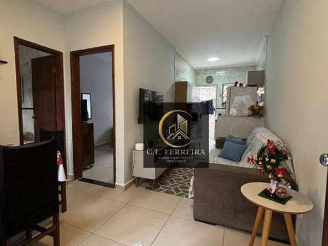 Casa com 1 dormitório à venda, 44 m² por R$ 250.000 - Aviação - Praia Grande/SP