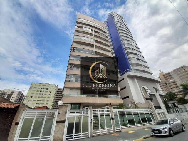 Apartamento mobiliado com 2 dormitórios à venda, 80 m² por R$ 450.000 - Tupi - Praia Grande/SP