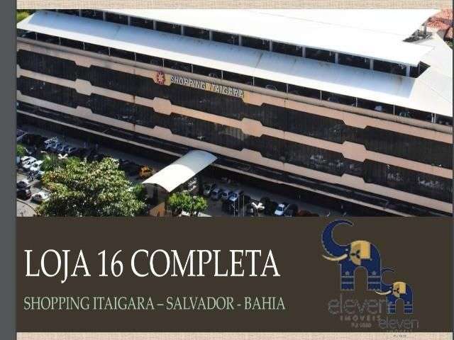 Loja para locação no shopping itaigara no terreo