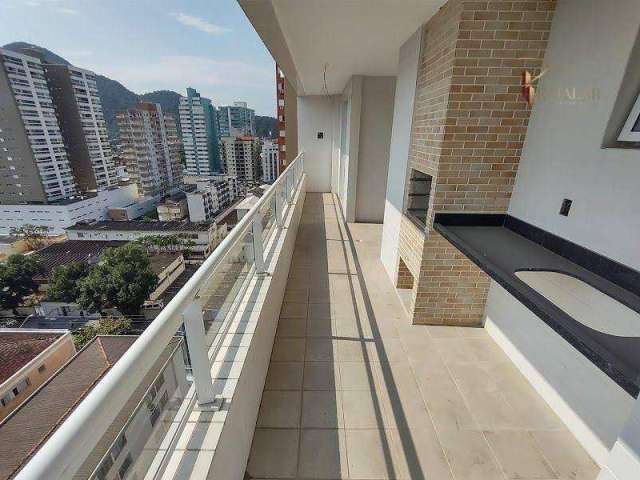 Apartamento à Venda Novo 2 Dormitórios Suíte Varanda Gourmet Churrasqueira à Carvão Vista Livre Pagamento Facilitado no Canto do Forte Praia Grande