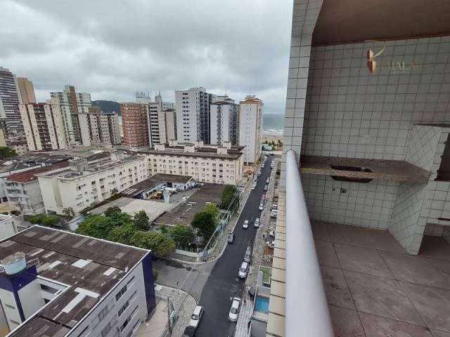 Apartamento com 3 Dormitórios Próximo à Praia Varanda Gourmet Aceita Parcelamento Direto na Vila Guilhermina em Praia Grande