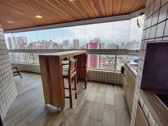 Apartamento em Praia Grande com 3 Dormitórios Porteira Fechada Canto do Forte