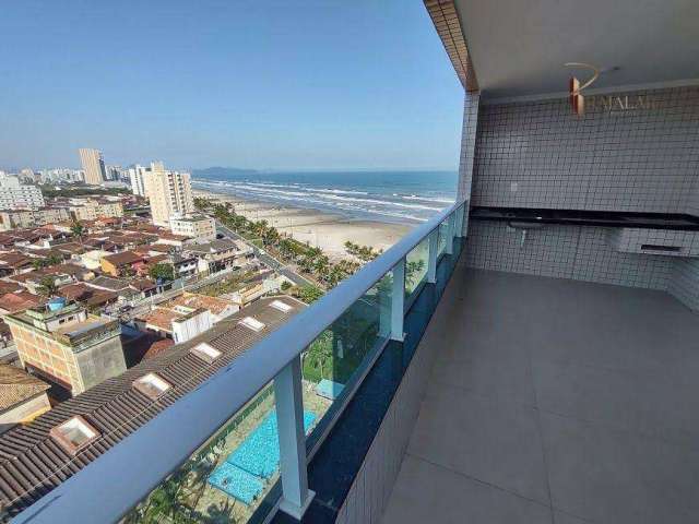 Apartamento em Praia Grande com 2 Dormitórios Frente Mar