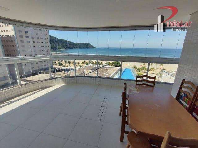 Apartamento em Praia Grande com 4 Dormitórios Frente Mar no Canto do Forte