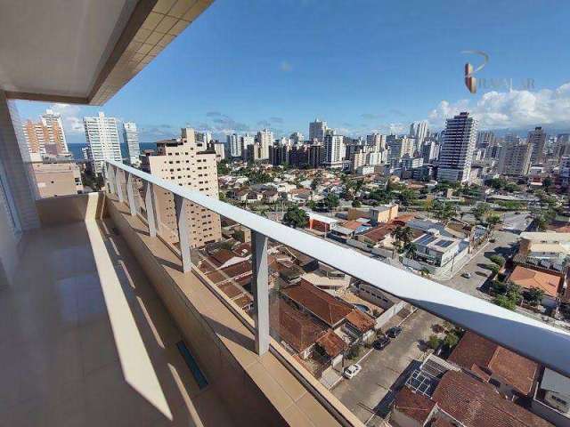 Apartamento em Praia Grande Canto do Forte Novo de Alto Padrão com 3 Quartos Varanda Gourmet Vista Mar 2 Vagas Privativas Pagamento Parcelado