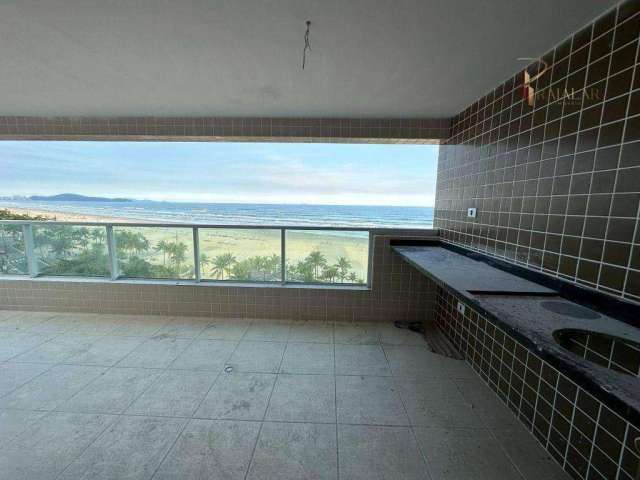 Apartamento novo com 3 Quartos totalmente frente mar , 111 m² por R$ 1.00.000 - Mirim - Praia Grande/SP