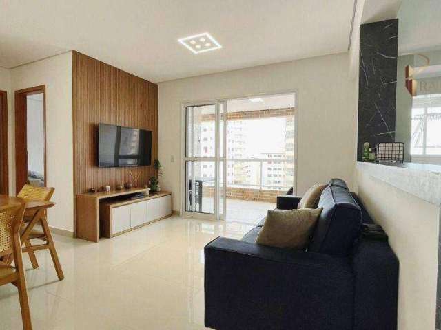 Apartamento com 2 suítes e vista mar no bairro Aviação - Em Praia Grande SP