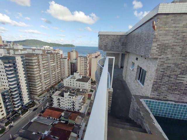 Cobertura Duplex a Venda Nova com 4 Dormitórios Suíte Piscina Vista Mar Sol da Manhã e Pagamento Facilitado na Guilhermina em Praia Grande