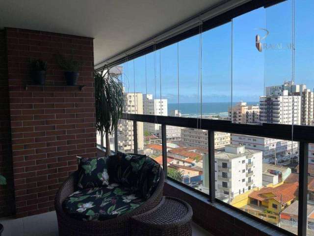 Apartamento em Praia Grande com 3 Dormitórios Vista Mar na Guilhermina