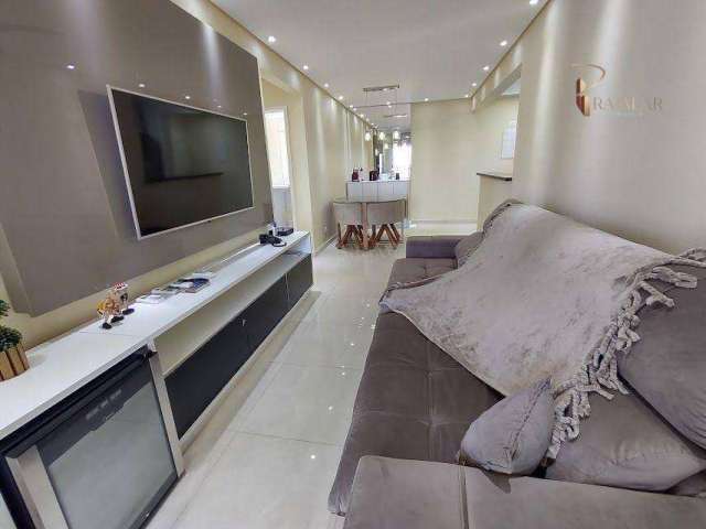 Apartamento em Praia Grande com 2 Dormitórios Vista Mar Aviação