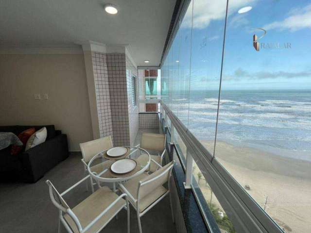 Apartamento em Praia Grande Frente Mar com 2 Dormitórios