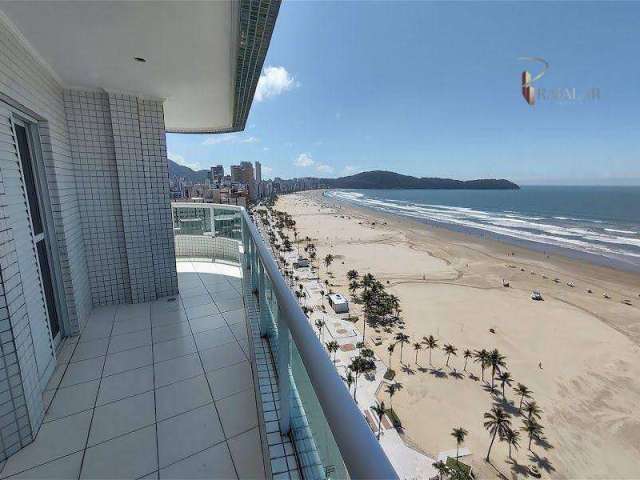 Apartamento em Praia Grande com 3 Dormitórios Frente Mar Vila Guilhermina