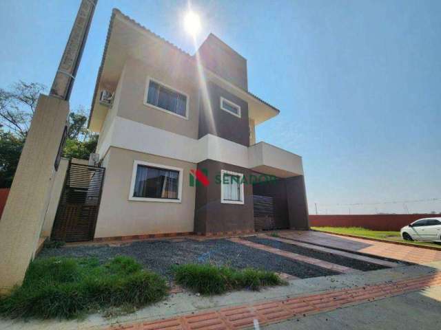 Lindo Sobrado em Condomínio Fechado com 3 dormitórios à venda, 139 m² por R$ 800.000 - Heimtal - Londrina/PR